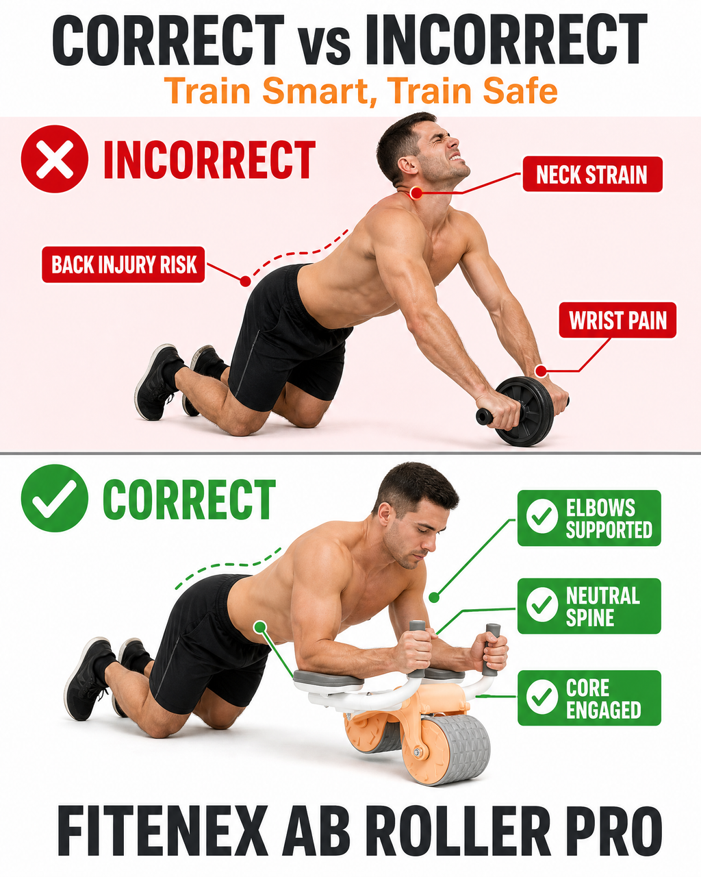 Automatic Rebound Abdominal Wheel